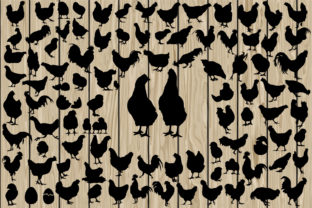 Chicken Silhouettes Clipart: A Versatile Tool for Creativity and Business