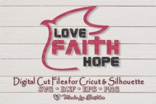 Dove with Love Faith Hope SVG: A Versatile Digital Design for Creative Projects