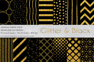 Glitter Black Digital Paper: A Versatile Design Resource