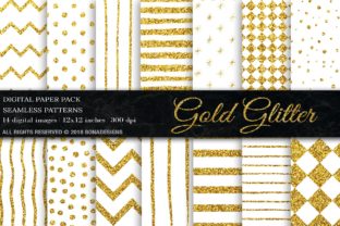 Gold Glitter Digital Paper