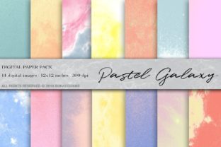 Pastel Space Galaxy Digital Paper: A Versatile Creative Resource