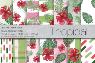 Tropical Digital Papers: A Vibrant Resource for Creative Projects