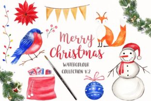 Watercolor Christmas Collection: A Versatile Tool for Creative Workflows