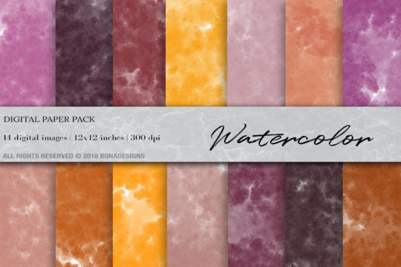 Watercolor Digital Paper: A Versatile Creative Resource for Modern Designers